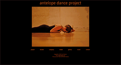 Desktop Screenshot of antelopedanceproject.com